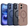 Magnetic Slim Protective Case With Sandblasted Matte Finish For Anti Fingerprint And Shock Absorption