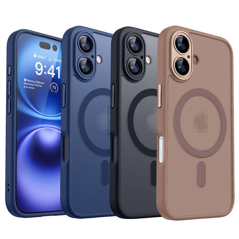 Magnetic Slim Protective Case With Sandblasted Matte Finish For Anti Fingerprint And Shock Absorption