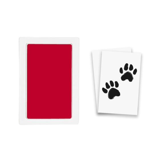 Tintenloses Pfotenabdruck-Set Sauberes Stempelkissen und Abdruckkarten Kein Schmutz Haustier Pfotenstempelkissen für Hunde und Katzen Baby Fußabdruck Andenken