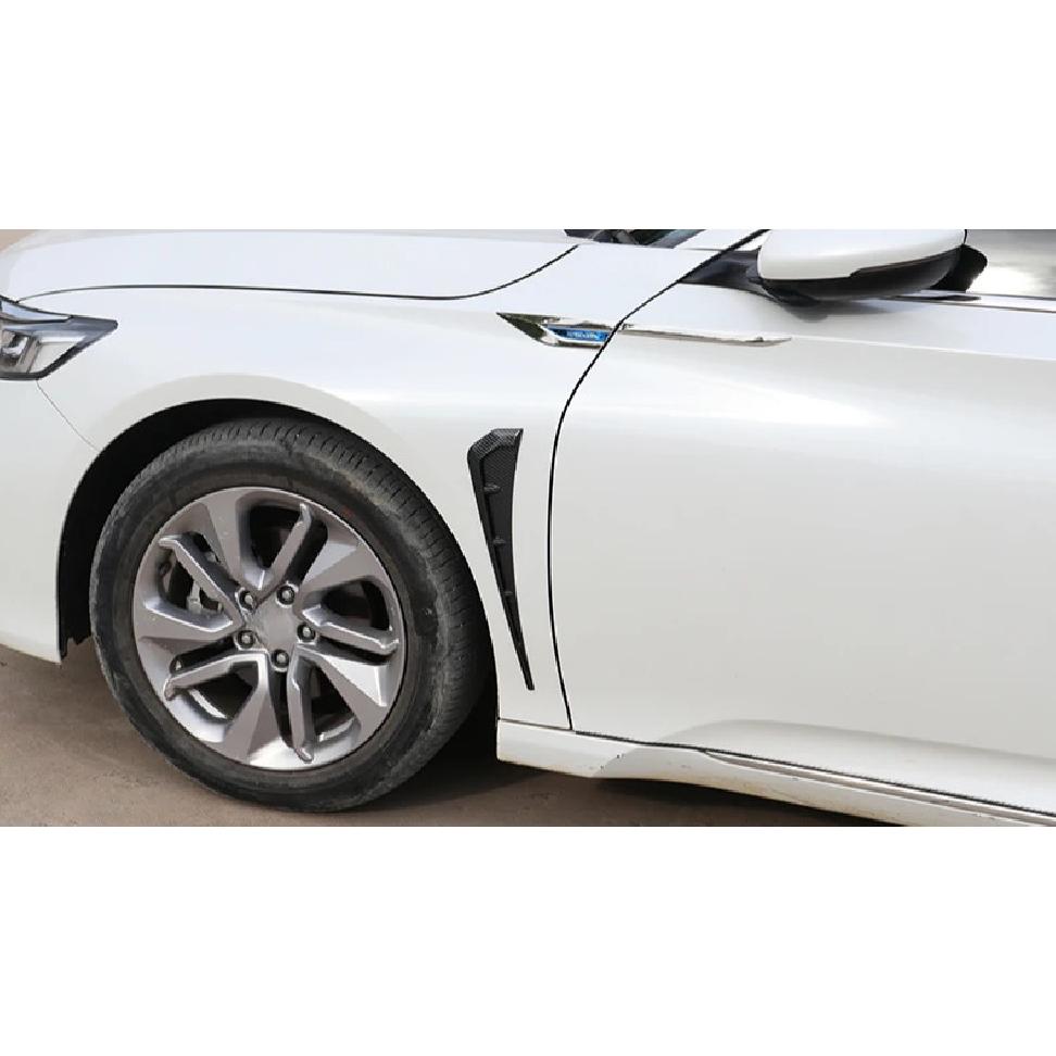 Side Fender Airfoil Accessories For Honda Accord Civic Simulated Shark Gill Side Air Outlet Body Exterior Decorate Kits