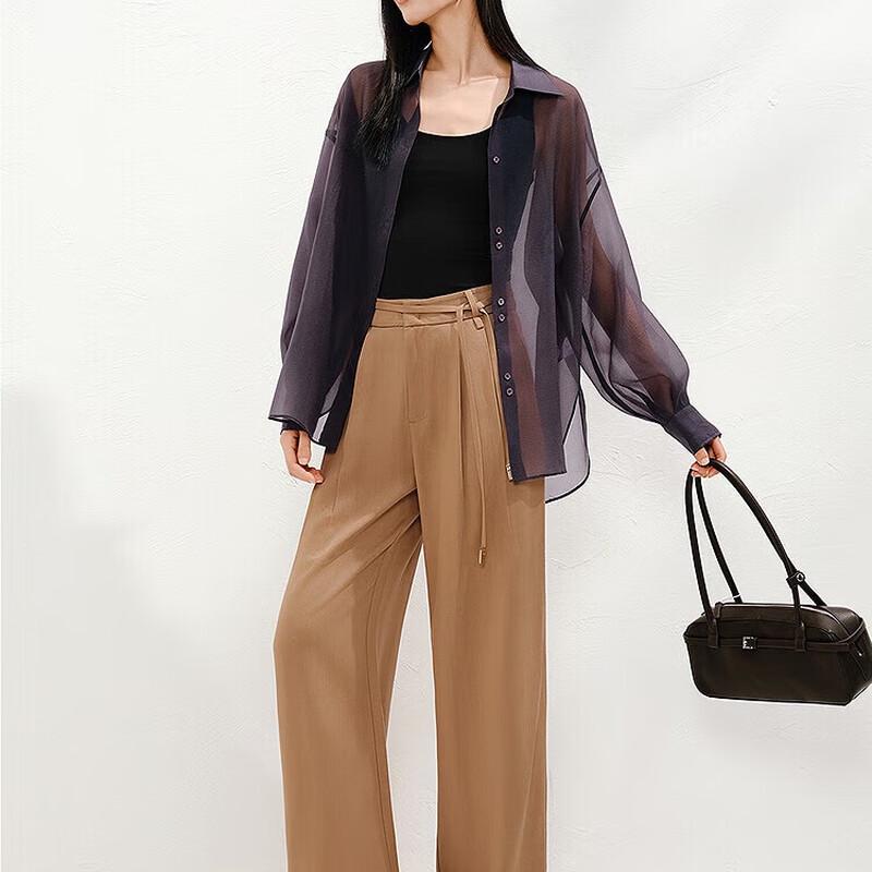 JUZI Annaco Women's Relaxed Lyocell Wide-Leg Pants