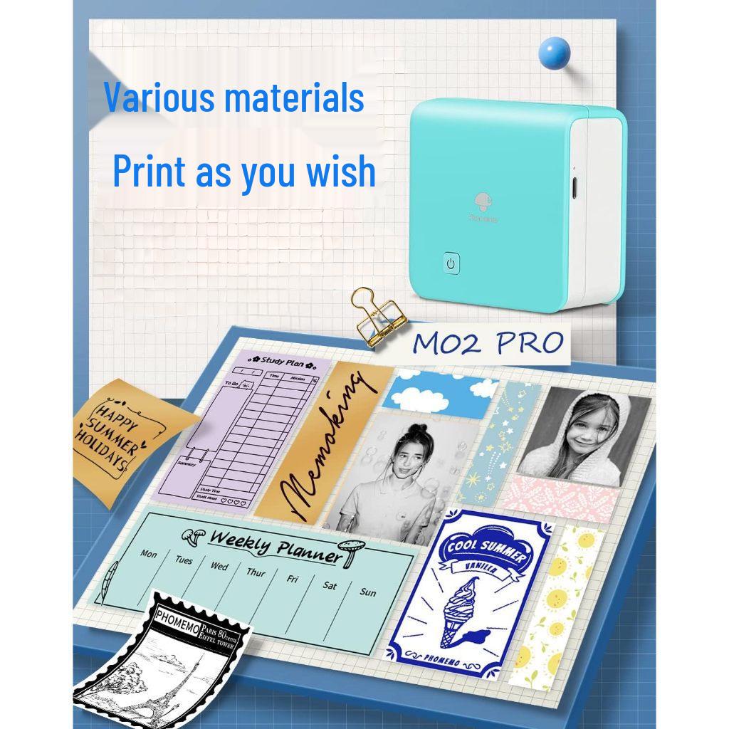 Phomemo M02PRO Portable Bluetooth Mini Sticker Printer