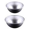 Pack of 10 Round Cake Tins Bakings Molds Dessert Molds AluminumAlloy Cake Pans