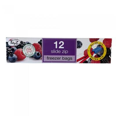 Tidy Z Large Resealable Freezer Bag (Pack Of 12)