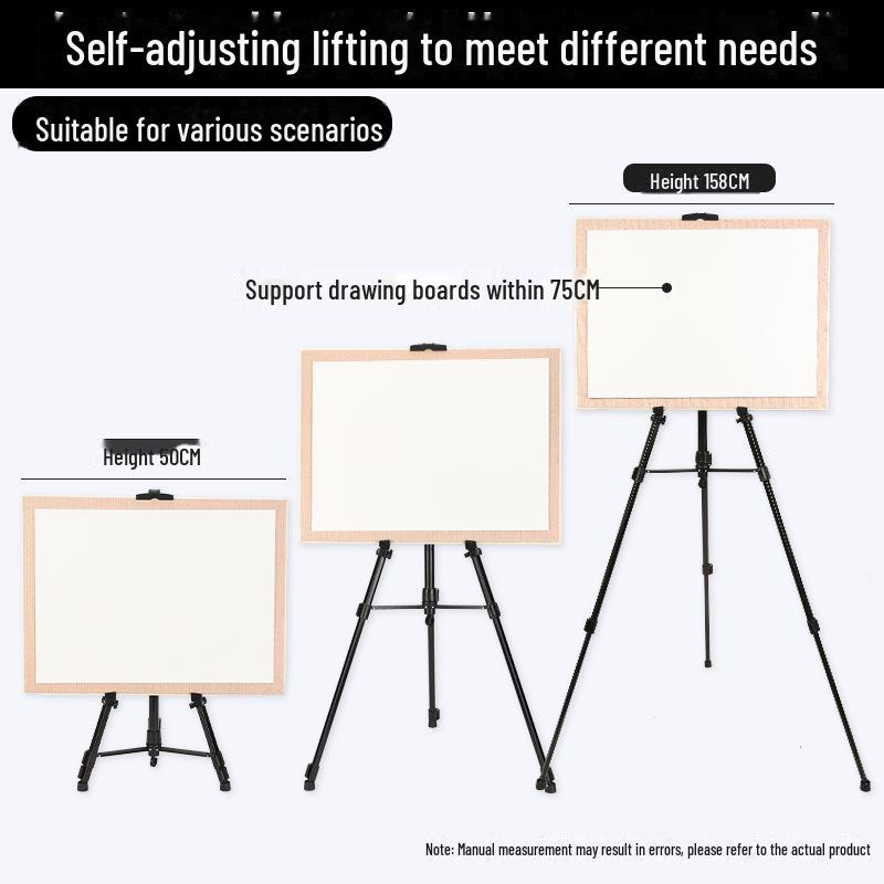 Portable Hand-Cranked Folding Easel for Art Students