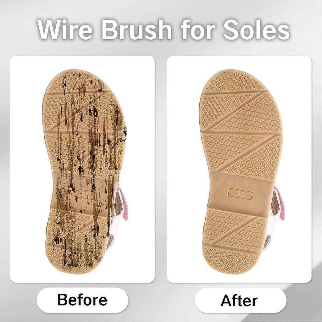 2 Pack Bowling Shoe Brush 2-in-1 Heavy Duty Scrubber for Shoes Sliders Golf Cleats and Boots Outdoor Shoe Cleaning Brushes for Mud and Dirt Durable