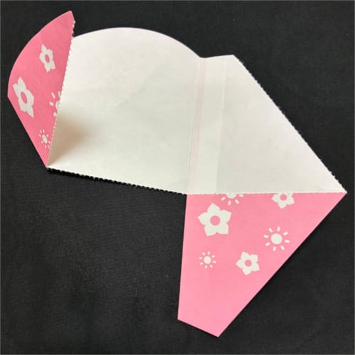 Crepe Triangular Bags, Pink, 400 Count