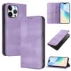 Applicable to iPhone16E leather case, Samsung S26 retro leather pattern card wallet magnetic protective case A25E solid color