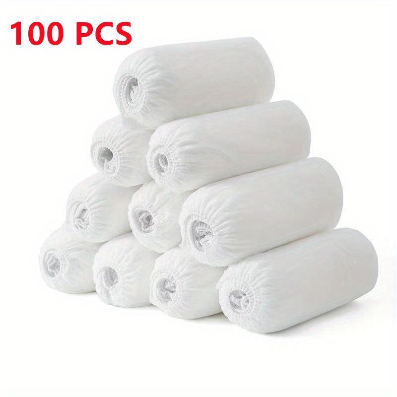 100Pcs Disposable Shoe Covers Boot Non-Slip Large Foot Booties for Indoors Contractors Floor Carpet Shoe Coverings Protectors