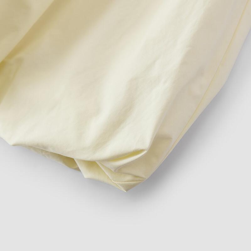 Semir Women's Polo Collar Ruffle Trim Puffball Dress