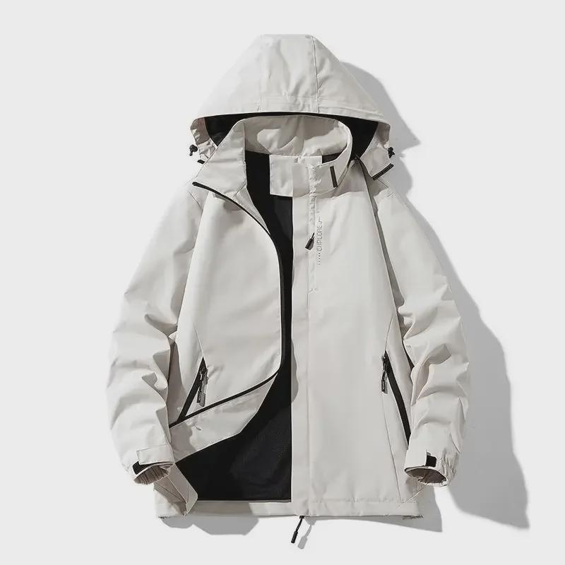 Unisex Outdoor Jacket: Detachable, Warm, Windproof, Waterproof - Perfect for Couples & Mountaineering