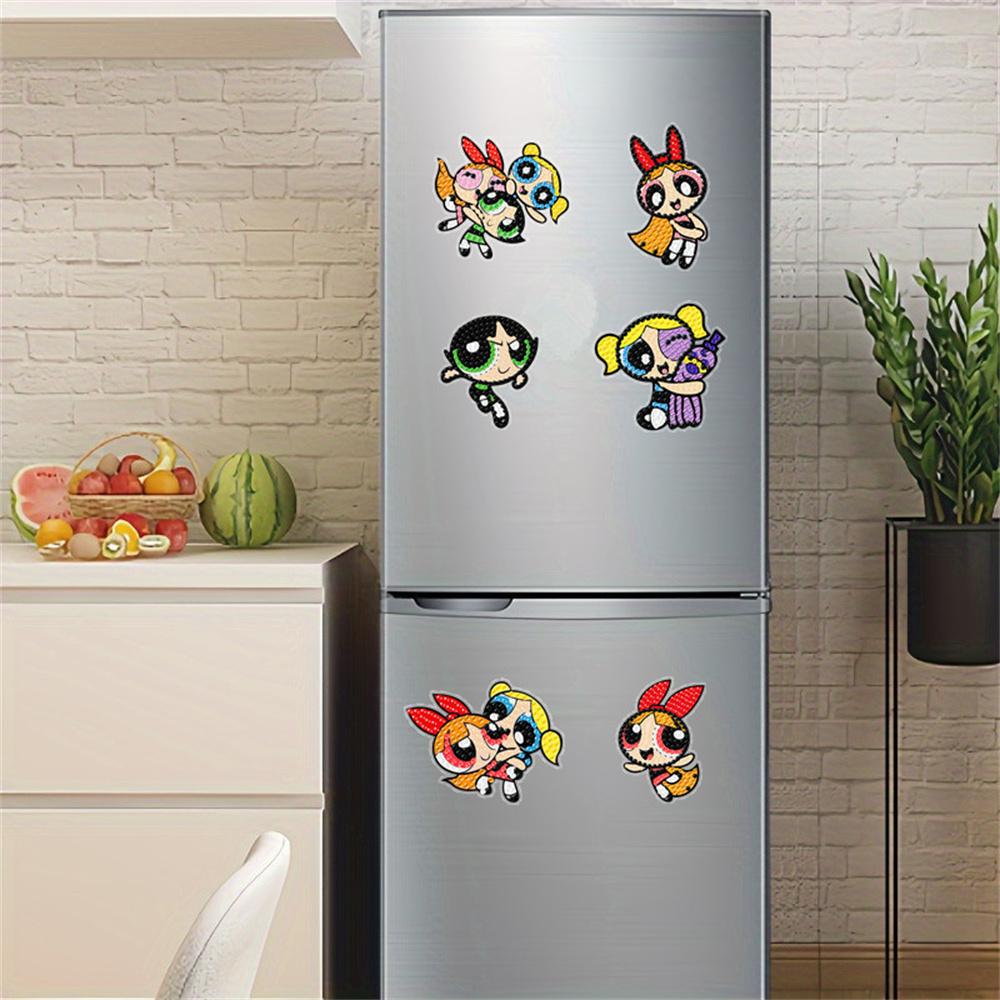 

6 шт./Набор Магниты на холодильник с алмазной вышивкой с мультяшными персонажами Магниты на холодильник для взрослых Наборы для алмазной живописи