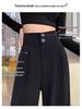 Spring/Summer Women's Versatile Slimming Slim-Wide Leg Pants - Casual Drapey, Loose-Fit Trendy Suit Pants