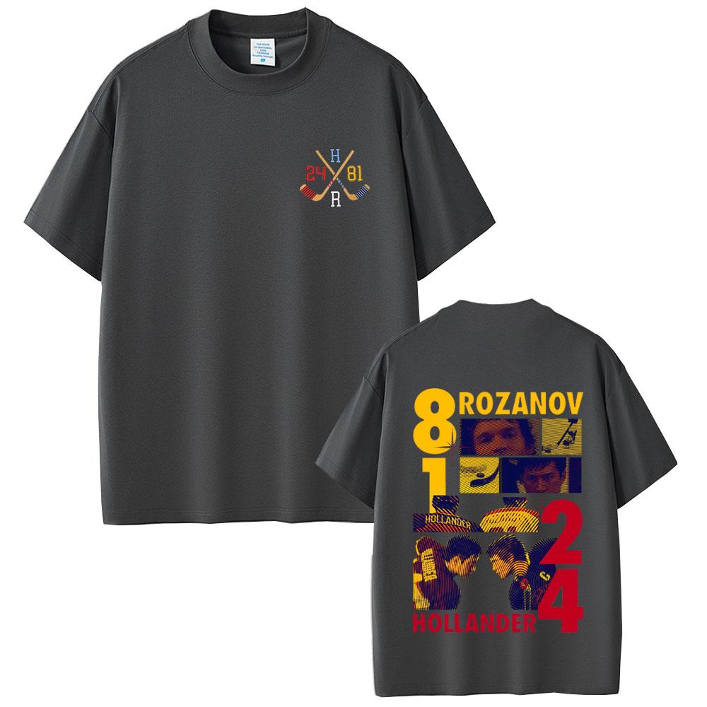 Heated Rivalry Shane Hollander Ilya Rozanov Hollanov 2481 Graphic Tshirt Men Women Vintage Streetwear 2026 Male Fashion Top