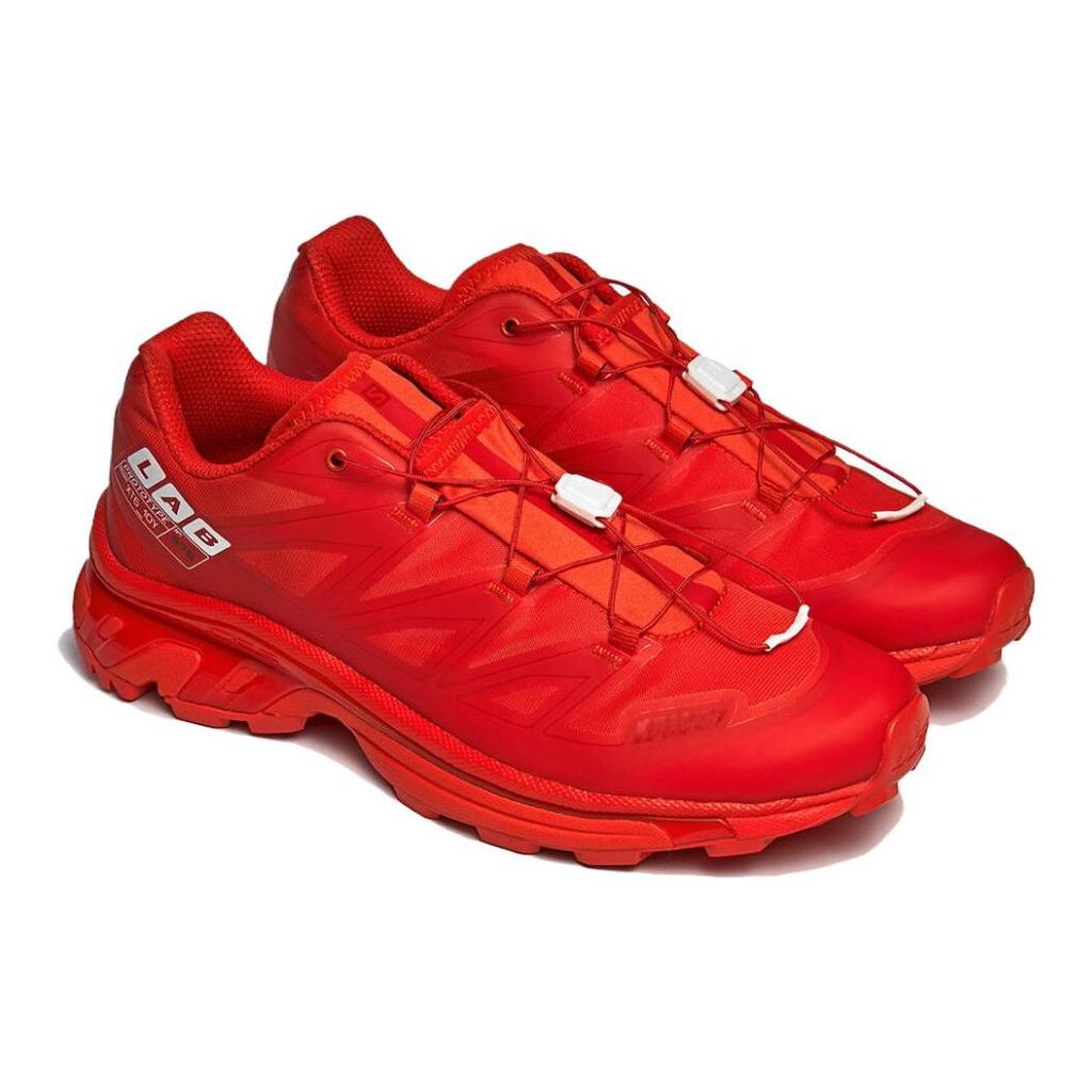 Salomon XT-6 10th Anniversary Retro Sports Fabric Durable Breathable Low-Top Running Shoes Men sneaker Red 471137