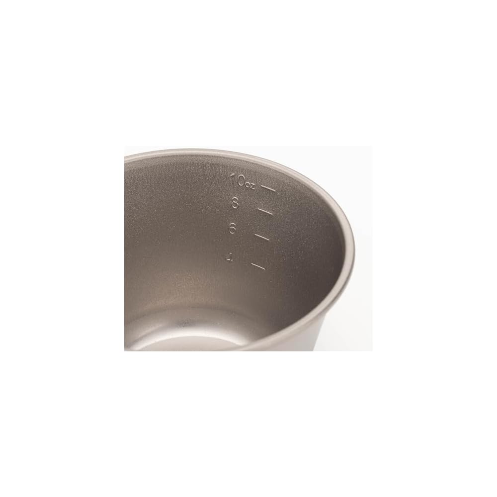 Snow Peak Deep Titanium Sierra Cup with Lid E-314 Lightweight Camping Outdoor Gear