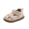 New summer closed-toe sandals for baby girls, versatile soft-soled anti-collision walking shoes