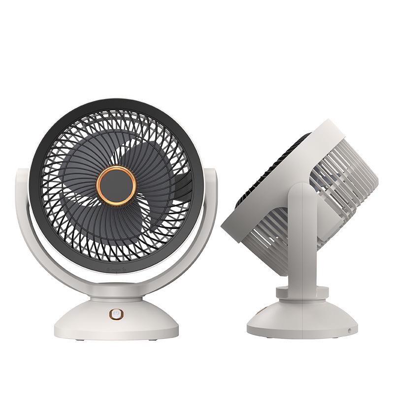 Rechargeable High-Power Desktop Circulating Fan for Student Dorms and Bedrooms