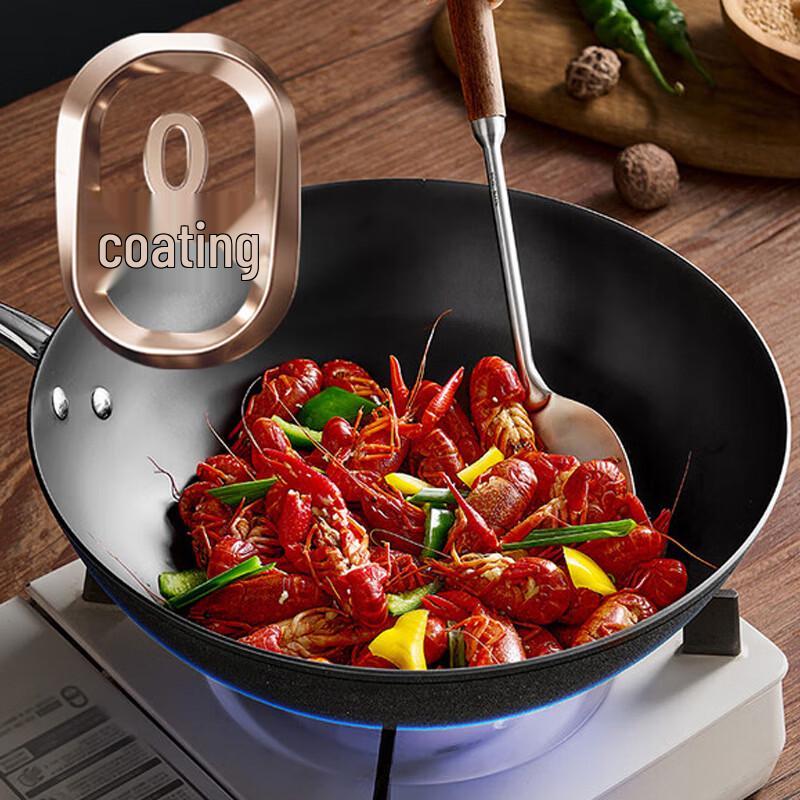 COOKER KING Traditional Light Cast Iron Wok