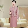 2024 Vår Elegant Smalande Tvådelat Set för Unga Mammor - Formellt och Vardagsplagg