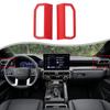 Red ABS Dashboard Side Air Vent Frame Trim For Toyota Tacoma 2024+