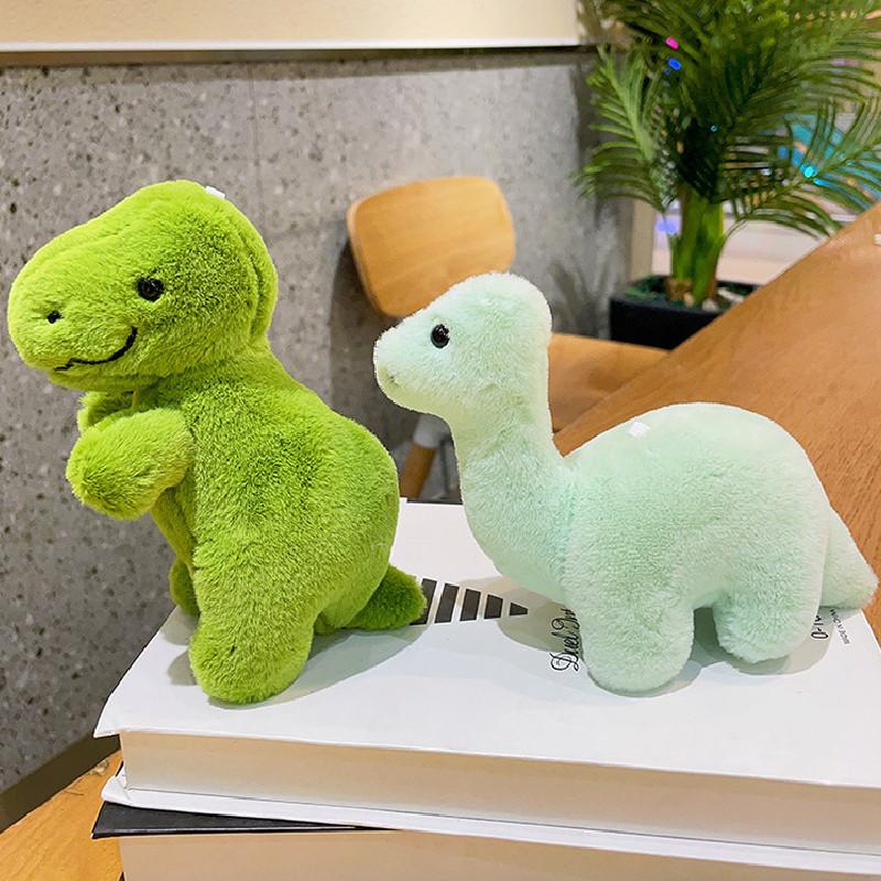 Cute 2024 Dinosaur Plush Toy Keychain Soft Pp Cotton Bag And Car Ornament