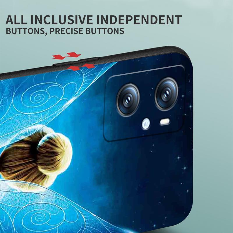 Animation Peter Pan Cut For OPPO Find X6 X5 X3 A54S A5 A94 A16 A53S A57 A74 A72 A98 A78 A96 A9 5G Black Cover Phone Case