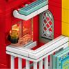 Stadt Bausteine Street View Burgerladen Blockhaus Laden Bauset Desktop Deko Kinder DIY Spielzeug Weihnachts- Geburtstagsgeschenk