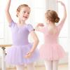 Girls Ballet Tutu Dress Dance Dress for Toddlers Kids Gymnastic Leotard Dress with Full Lining Cotton Ballet Dress Closed Crotch