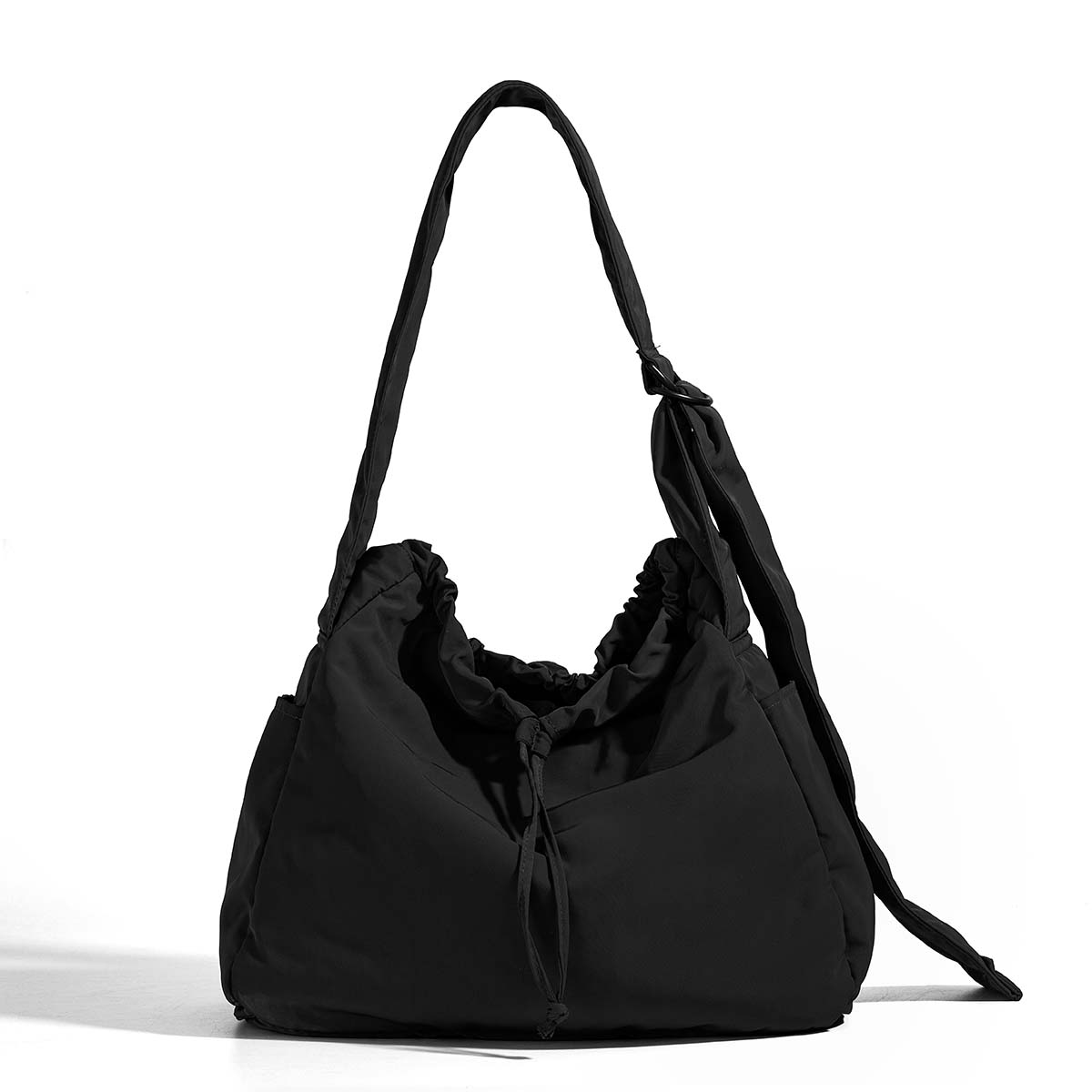 

Tote Bag, Large Capacity, Commuting, Going Out, Shoulder Bag, Women s Lightweight Handbag, Student Class Canvas Bag, Men s Autumn and Winter Style, чёрный
