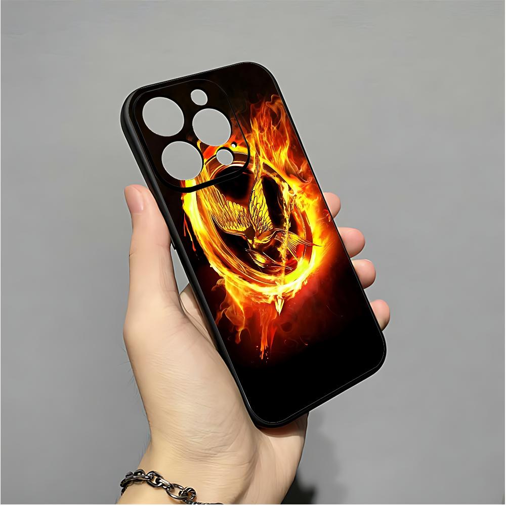 Film The H-Hunger Games Phone Case For IPhone 16,15,14,13,12,11,XS,XR,X,8,7,Pro,Max,Plus,mini Silicone Black Cover