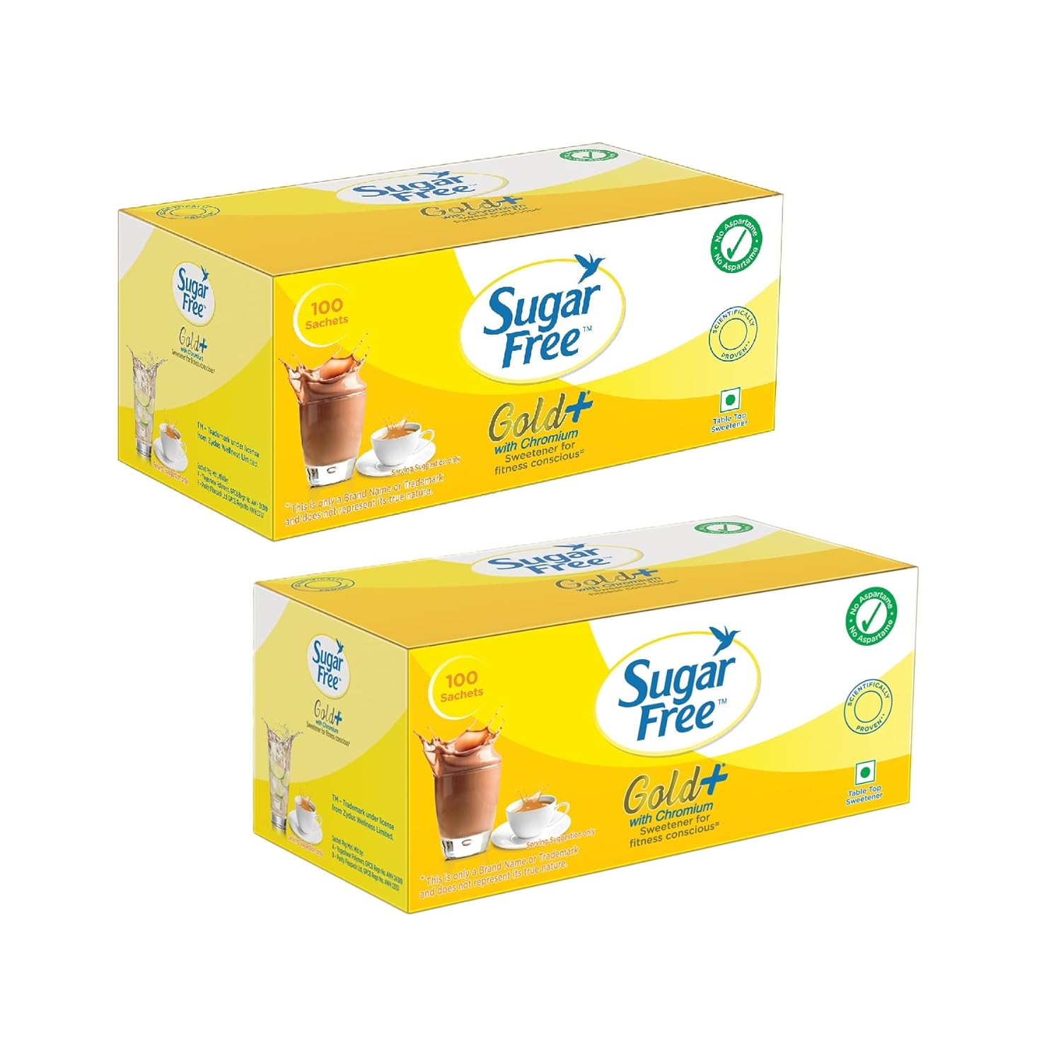 

Подсластитель низкокалорийный Sugar Free Gold 100 пакетиков (Пакет из 2), 100 штук, Альтернатива сахару, сладкая как сахар