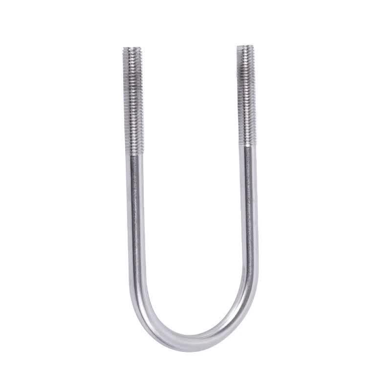304 Stainless Steel U-Bolt Pipe Clamp with Cover Plate