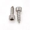304 Pan Head Self-Tapping Coarse Thread Screw M1.7-M6 with Hex Socket