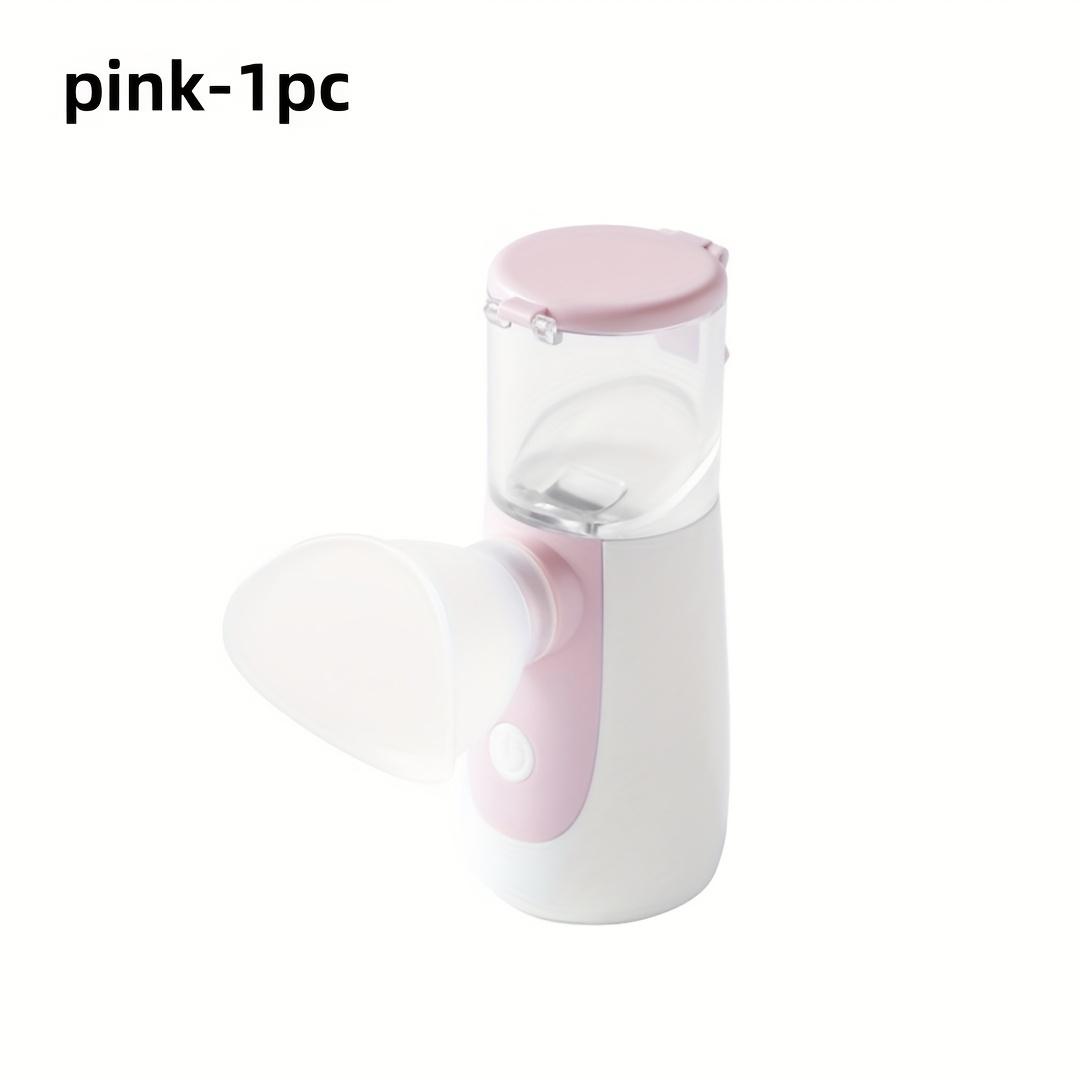 

1pc Portable Mini Humidifier & Aromatherapy Diffuser with Visible Water Tank, Rechargeable, Quiet Operation, Top-Fill Design for Travel,Office,Bedside 1pc розовый