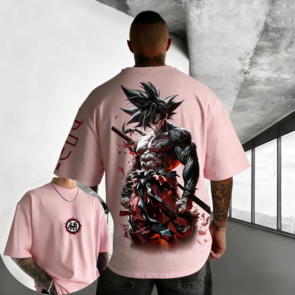 Dragon Ball Print Cotton Tshirt 2026 Summer New Arrivals Oversized Mens Tee Son Goku Fans TShirt UnisexChildrens Sportswear