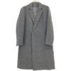 Gauche G184-C008 Grey Cheviot Twill Tailored Coat Coat 2 grayUsed
