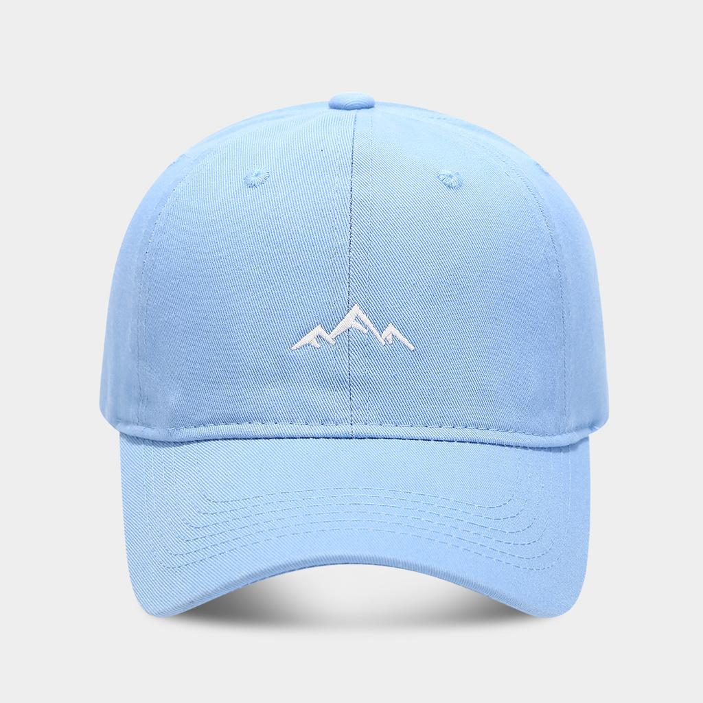 Hot Sale Men's and Women's Outdoor Mountain Embroidery Soft Top Baseball Caps Show Small Face Simple Sunscreen Sun Hats