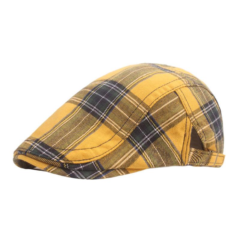 

Кепка из сетчатой ткани Forward, литературная молодежная шляпа с язычком, студенческая ветровая шляпа, шляпа для мужчин и женщин, солнцезащитная шляпа M（56-58cm） жёлтый