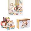 Wooden Pretend Play Ice Cream Cart Toy For Kids Educational Gift