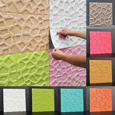 3D Schuim Wandstickers Decoratieve Zelfklevende Panelen Huis Slaapkamer Decor Woonkamer Badkamer Kinderen TV Creatief Waterdicht Behang
