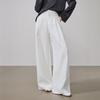 ESE-Y Women's Hemp Wide-Leg Straight Casual Pants