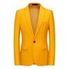 2025 Spring/Autumn Men's Solid Color Single-Button Business Casual Suit Jacket