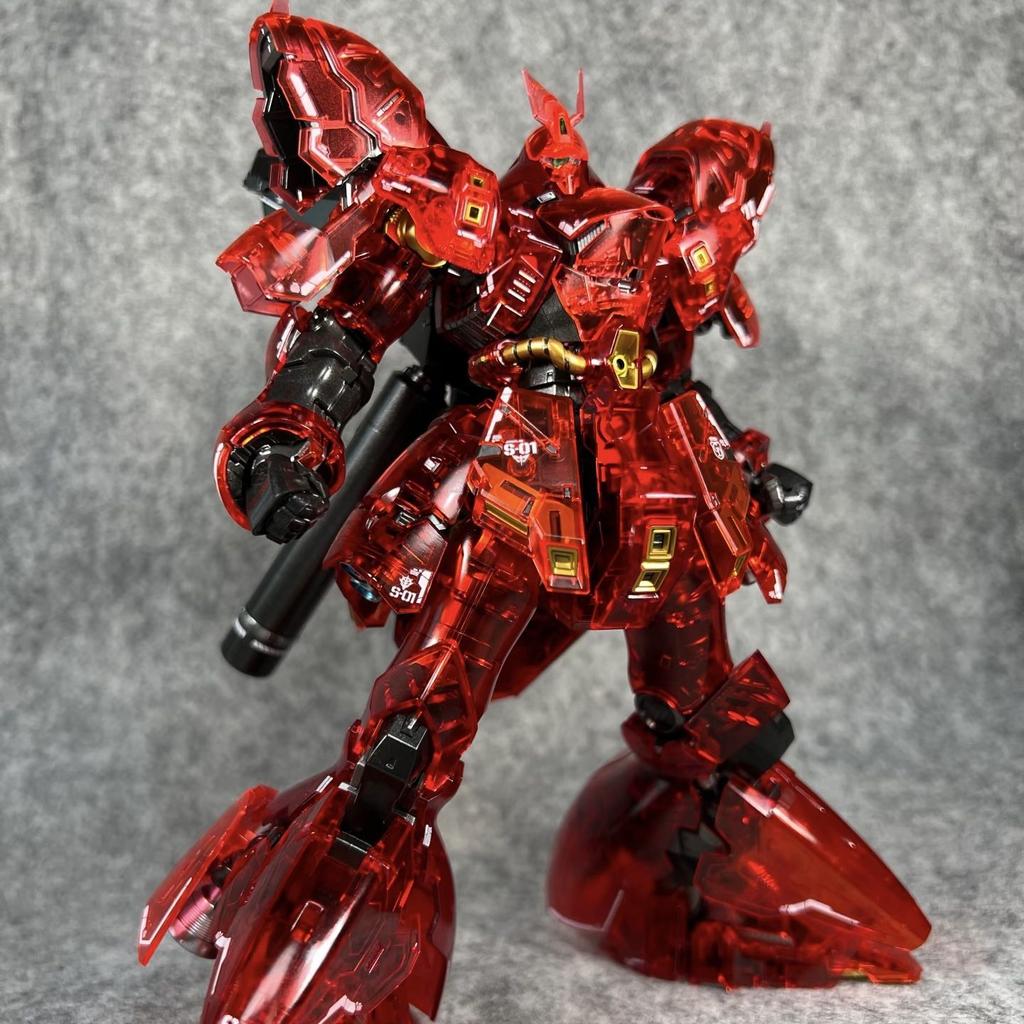 Hayes Rg Shazabi model 1/144 scale assembled action figures collection toys with water stickers fans.