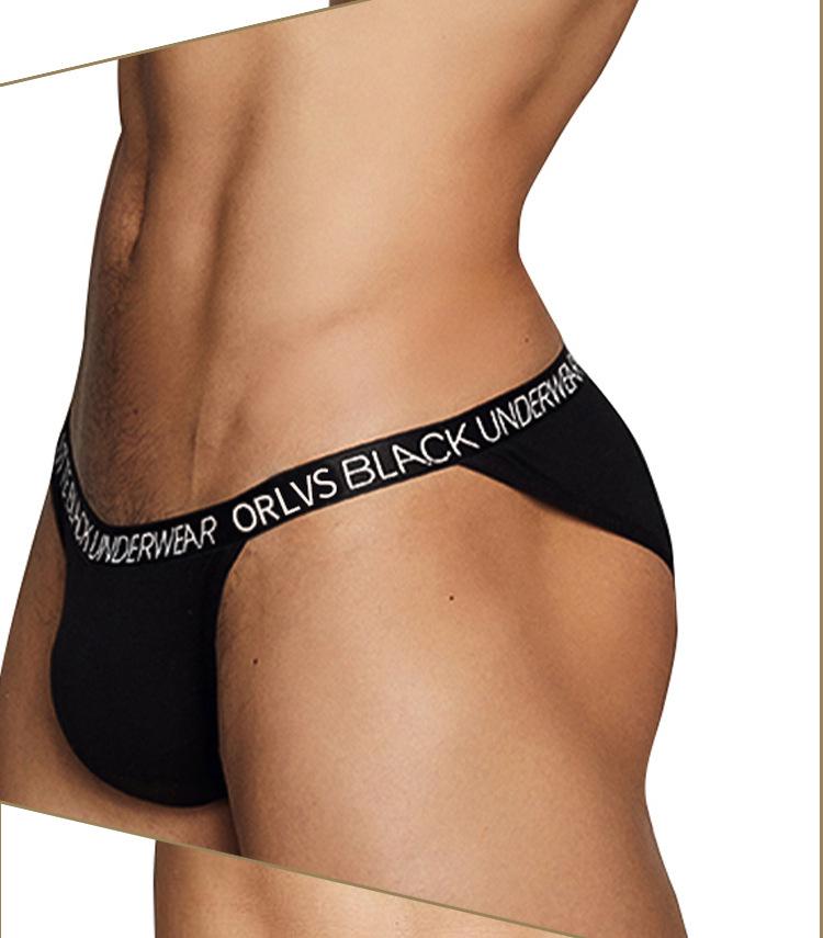 Trendy Men's Modal High-Cut Sport Bikini Briefs: Comfortable, Low-Rise Triangle Design