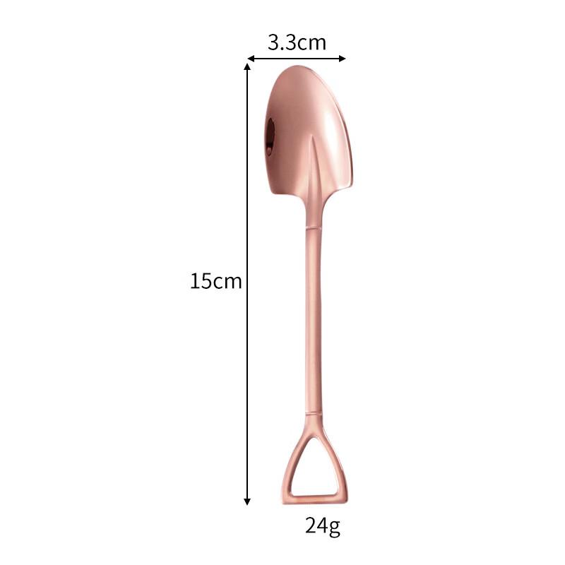 

Rose Gold Dessert Spoon Set