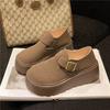 Small Thick Soles Increase Height In Spring and Autumn, New One-pedal Lazy Retro Loafers