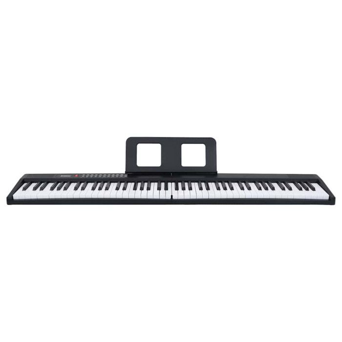 88-key Electric Piano Keyboard with Foldable Music Stand