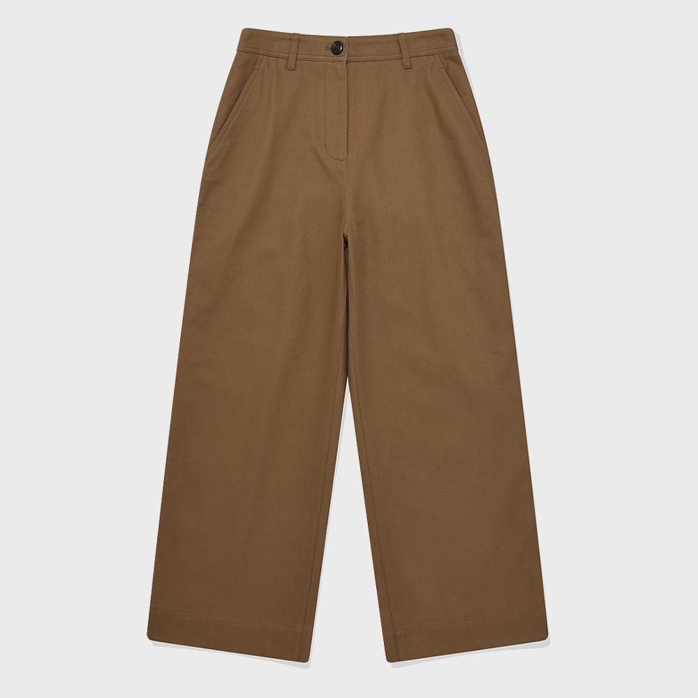 COVERNAT WOMAN Chino Pants Brown