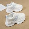 Autumn new platform sneakers lightweight soft-soled breathable running shoes mesh dad shoes